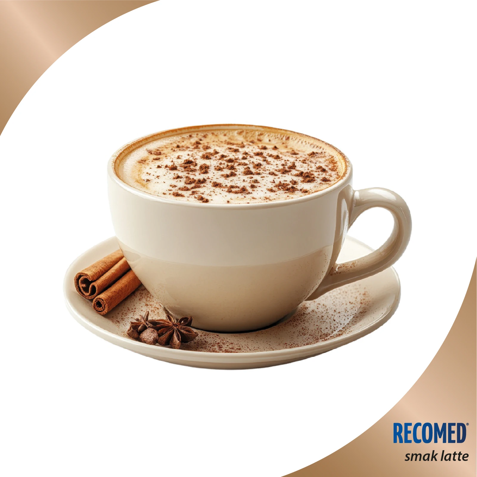Cynamonowa latte z czekoladową nutą przepisy RECOMED