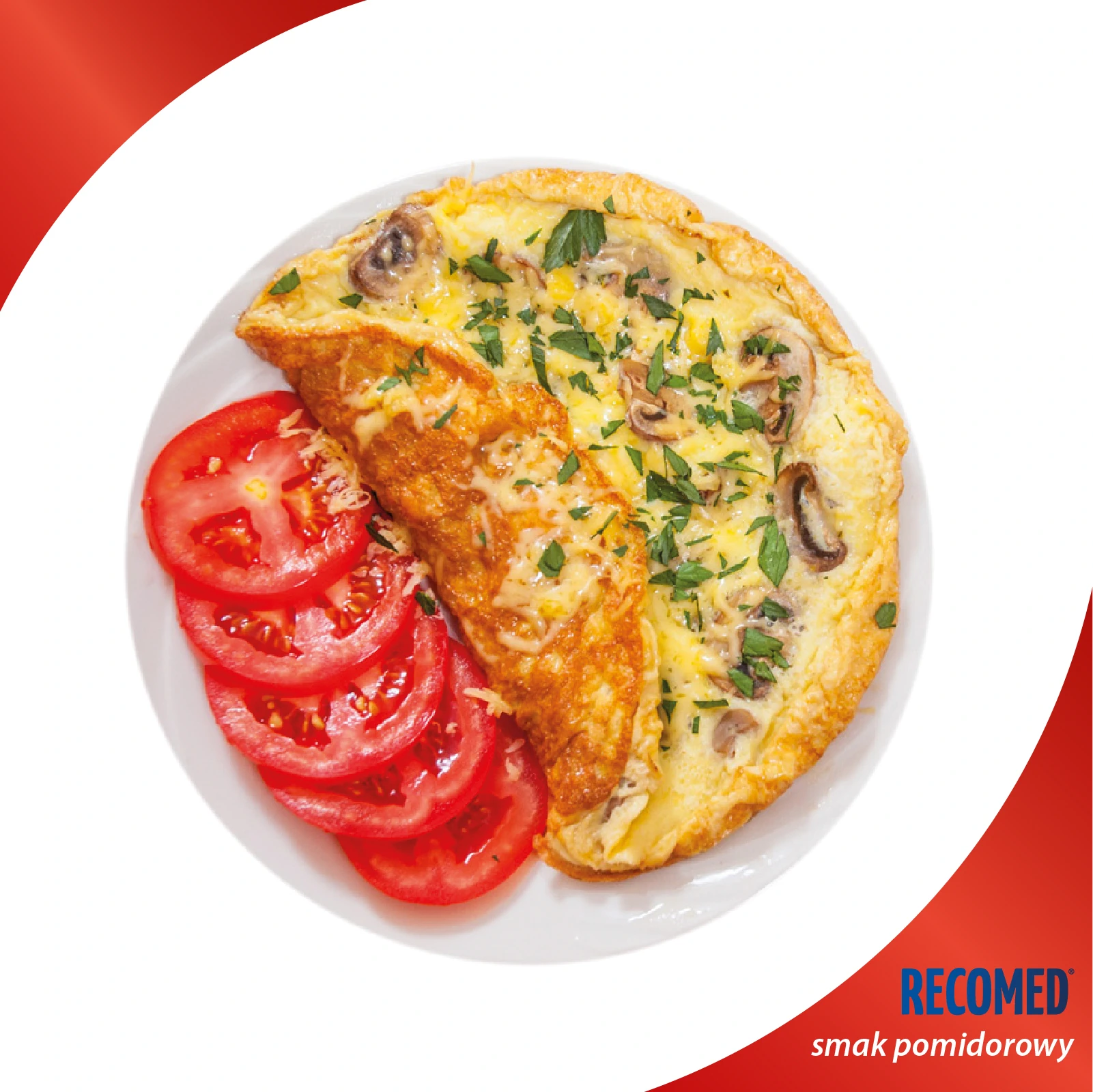 Omlet pomidorowy przepisy RECOMED