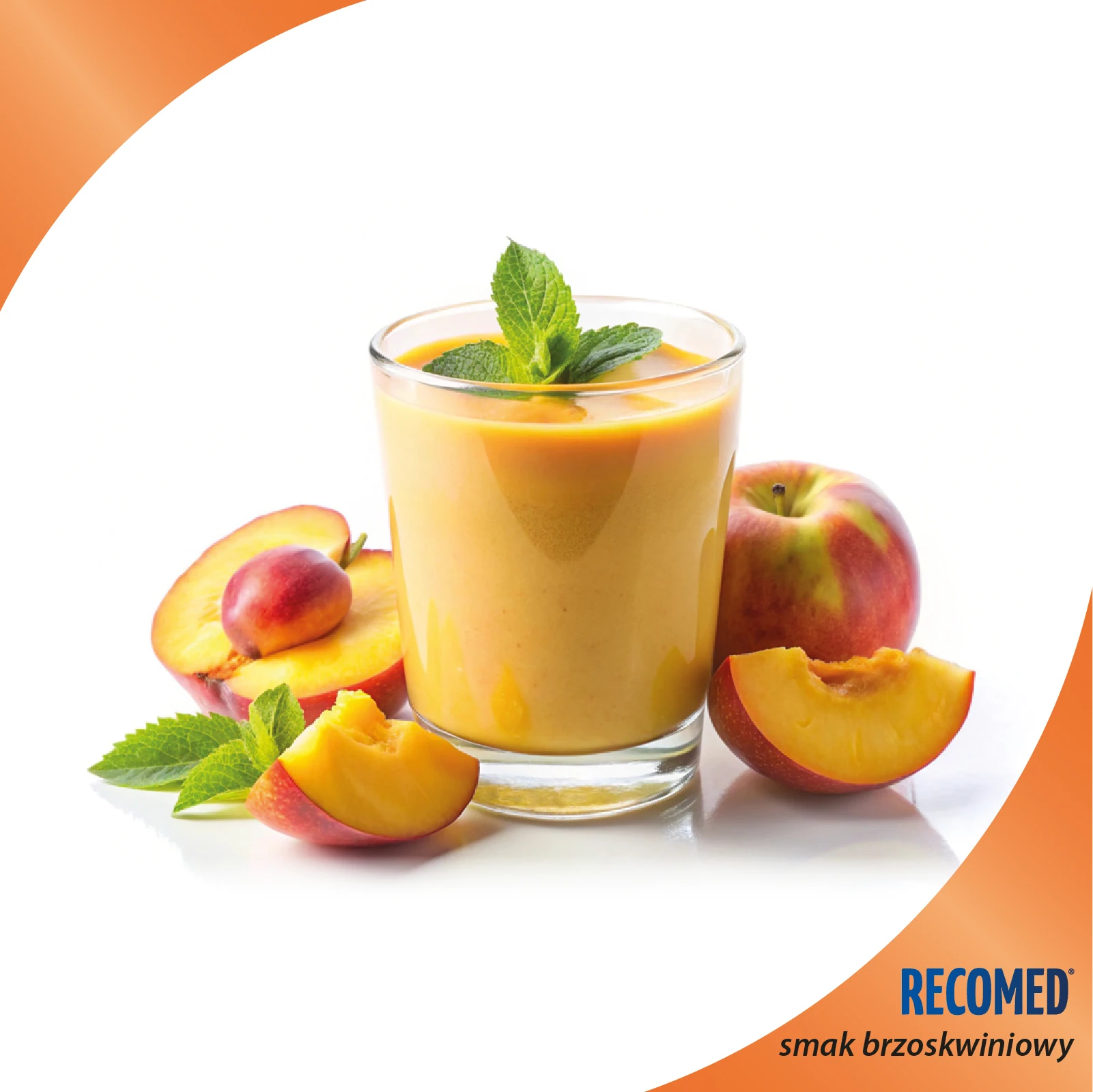 Brzoskwiniowa pianka jogurtowa przepisy RECOMED