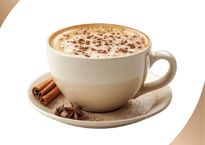 Cynamonowe latte z&nbsp;czekoladową nutą