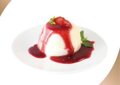 Panna cotta latte z&nbsp;borówkami i&nbsp;malinami